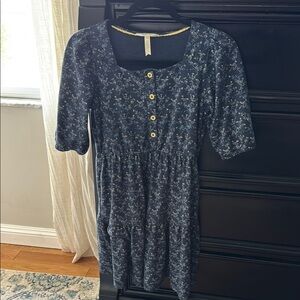 Matilda Jane Blue Floral Kids Dress